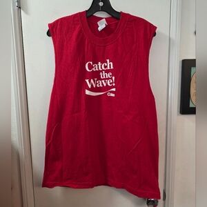 Coca Cola Red "Catch the Wave" Muscle Tank